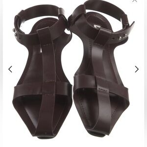 Jil Sander Leather Gladiator Sandal
